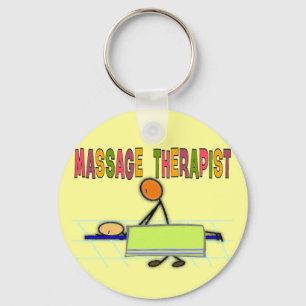 Gåvor för massageterapeutstick figurer design nyckelring