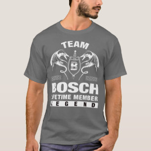 Gåvor för medlemmar i teamets BOSCH-livstid T Shirt