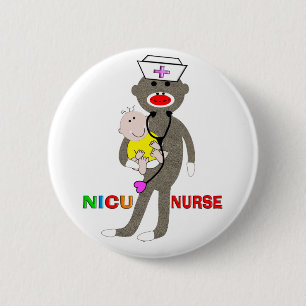 Gåvor för NICU-sjuksköterskasock monkey Knapp