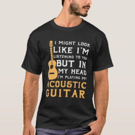 Gåvor för nya akustiska gitarrer  t shirt