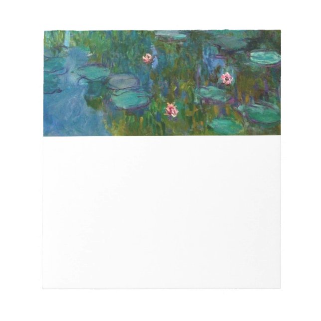 Gåvor för öde för Claude Monet konstnärmålare Anteckningsblock (Framsida)