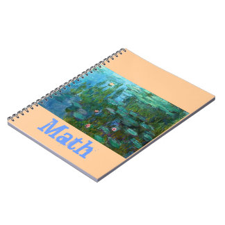 Gåvor för öde för Claude Monet konstnärmålare Anteckningsbok