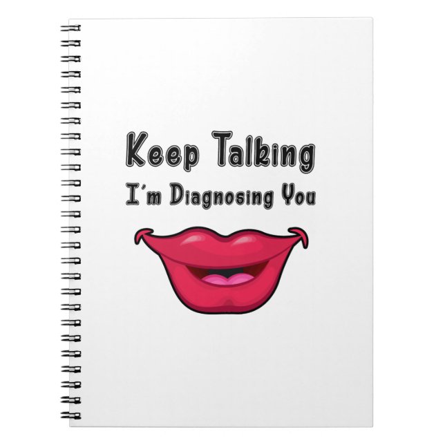 Gåvor för patologi för Slp talspråk Anteckningsbok (Framsidan)