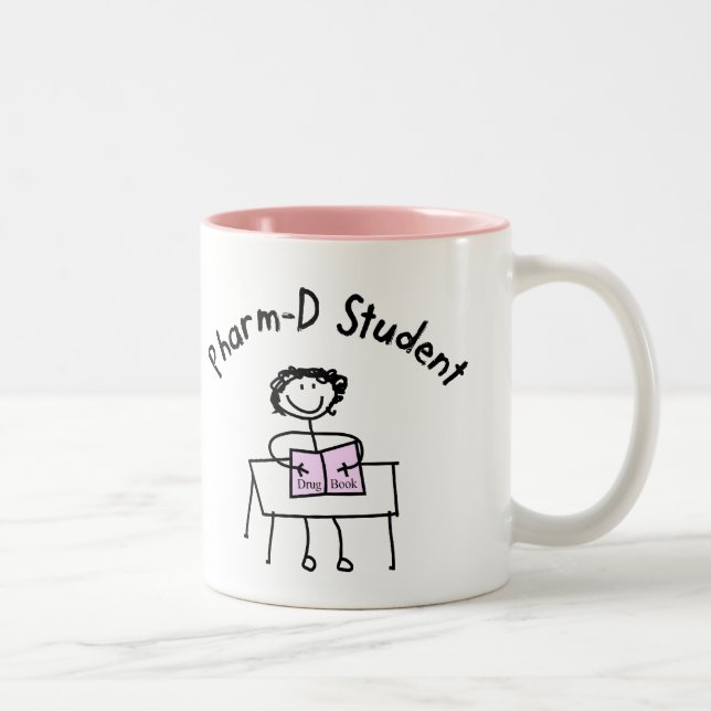 Gåvor för PharmD apotekstudent Två-Tonad Mugg (Höger)