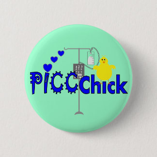 Gåvor för PICC-CHICK (PICC FODRAR SJUKSKÖTERSKAN) Knapp