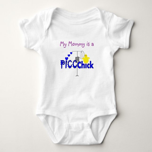 Gåvor för PICC-CHICK (PICC FODRAR SJUKSKÖTERSKAN) Tee Shirt (Framsida)
