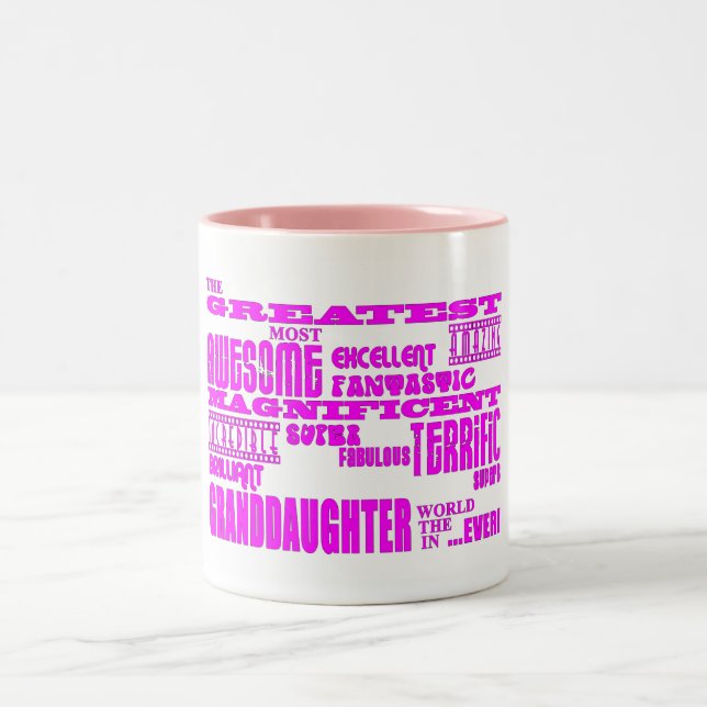 Gåvor för sondöttrar: Mest underbar sondotter Två-Tonad Mugg (Center)