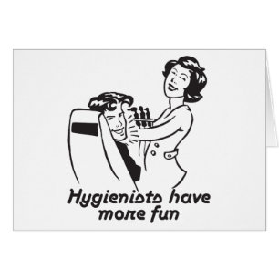 Gåvor för tandhygienister hälsningskort