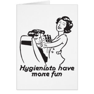Gåvor för tandhygienister hälsningskort