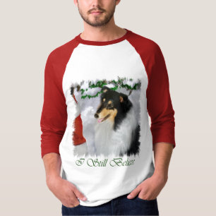 Gåvor för Tri-Färg grova Colliejul Tee