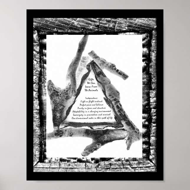 Gåvor från djur poster (Framsidan)