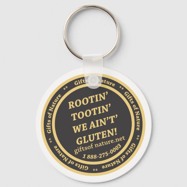 Gåvor från naturen Slogan Nyckelring (Framsida)