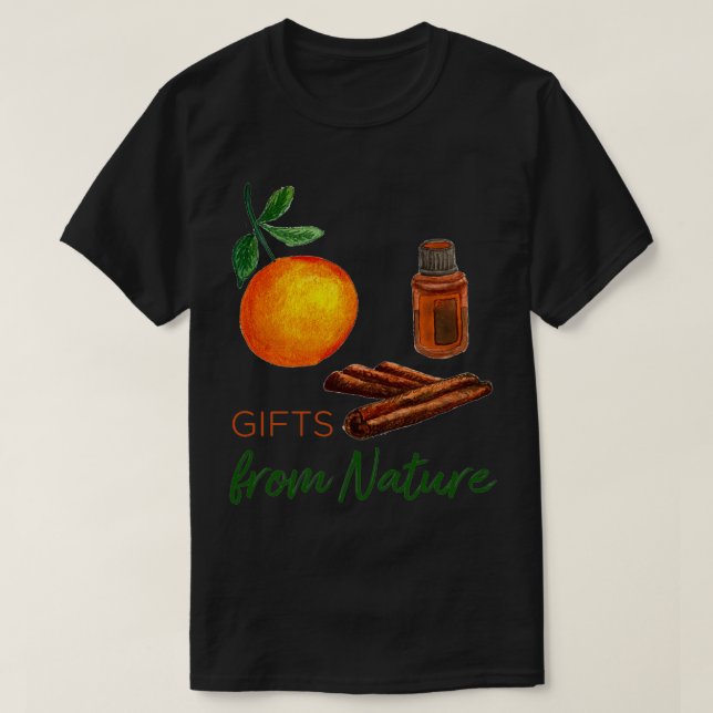 Gåvor från naturen t shirt (Design framsida)