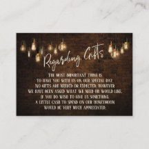 Gåvor Mörk Bricks & Warm Edison Ljus