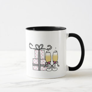Gåvor och champagnemugg mugg