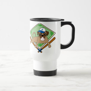 Gåvor och utslagsplatser för anpassadebaseballmo resemugg