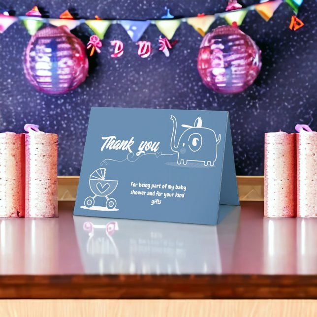 Gåvor till baby shower tack kort (Skapare uppladdad)