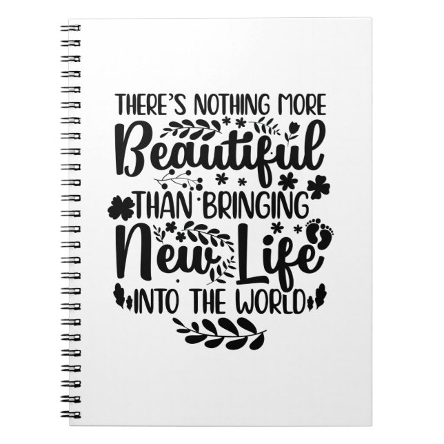 Gåvor till barnmorskor | Barnmorska Moderskap Nurs Anteckningsbok (Framsidan)