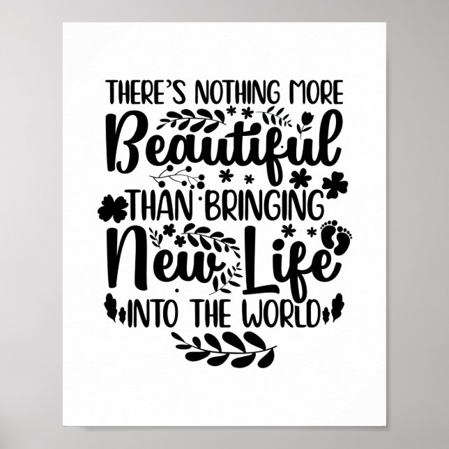 Gåvor till barnmorskor | Barnmorska Moderskap Nurs Poster (Framsidan)