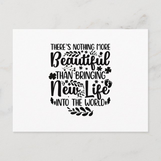 Gåvor till barnmorskor | Barnmorska Moderskap Nurs Vykort (Framsida)