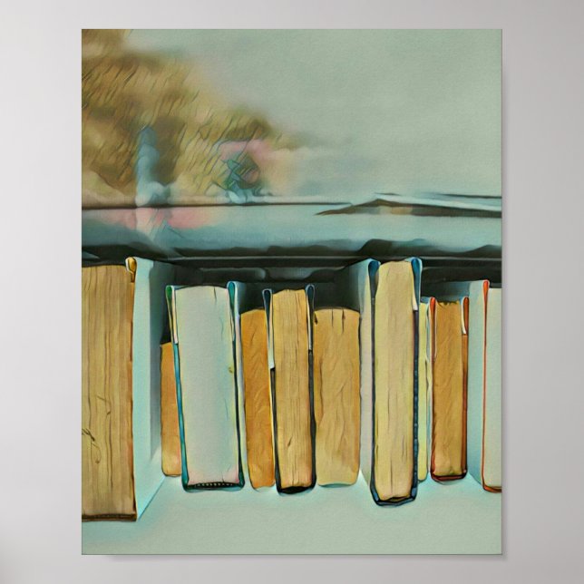 Gåvor till bok älskare poster (Framsidan)