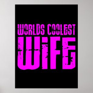 Gåvor till Coola fruar: Rosa Worlds Coolest Maka Poster