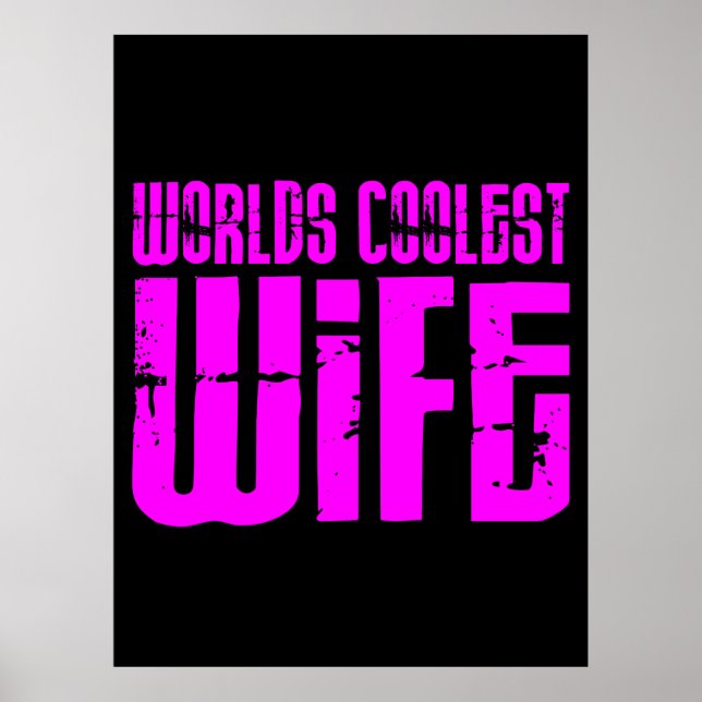 Gåvor till Coola fruar: Rosa Worlds Coolest Maka Poster (Framsidan)