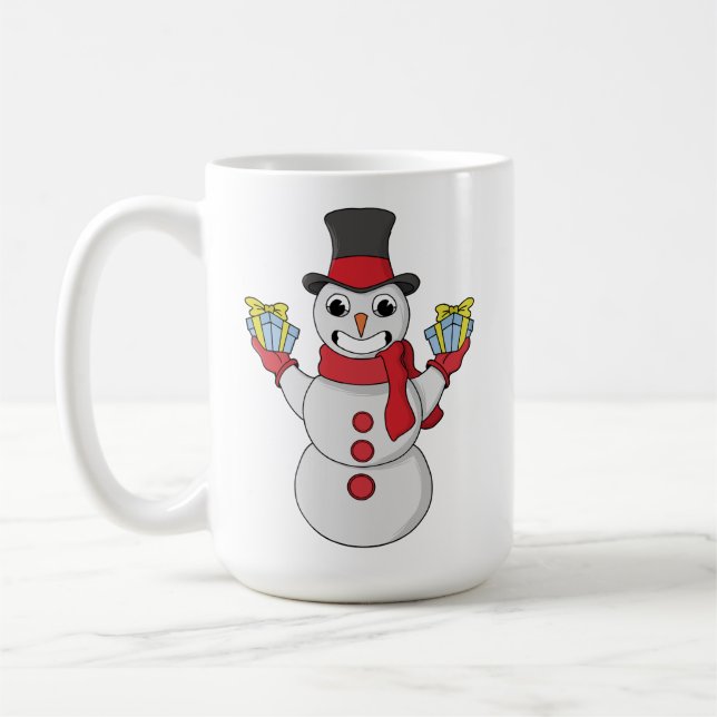 Gåvor till dig från Snögubbe Kaffemugg (Vänster)