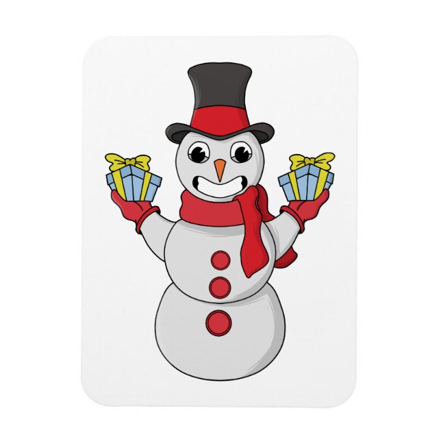 Gåvor till dig från Snögubbe Magnet (Vertikal)