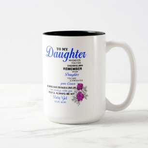 Gåvor till dotter - till min dotter Mugg