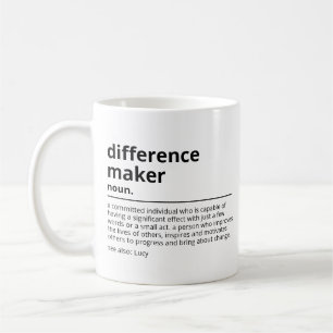 Gåvor till en skillnadsskapare - Tacksamhetsgåva f Kaffemugg