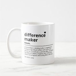 Gåvor till en skillnadsskapare - Tacksamhetsgåva f Kaffemugg