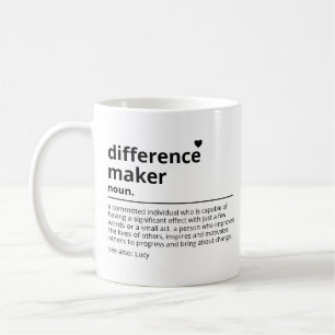 Gåvor till en skillnadsskapare - Tacksamhetsgåva f Kaffemugg
