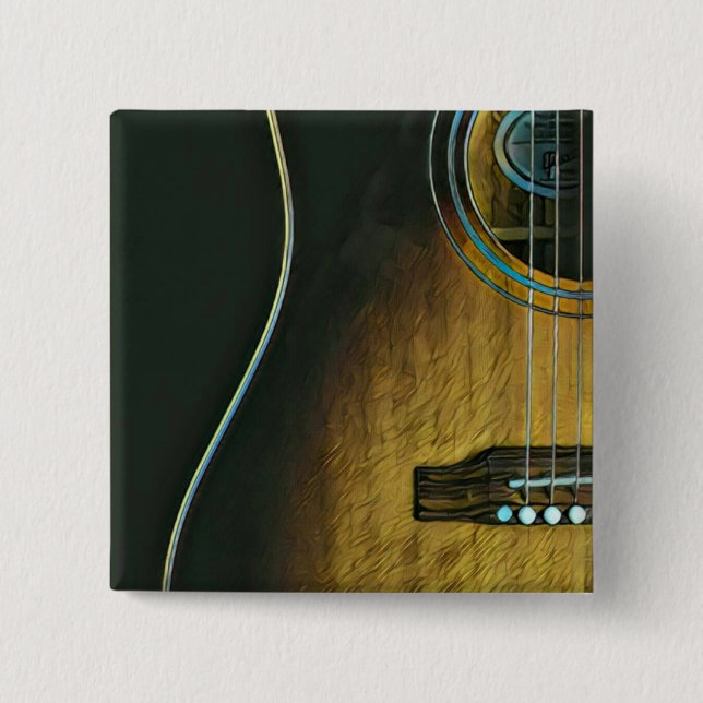 Gåvor till gitarr älskare knapp (Framsida)