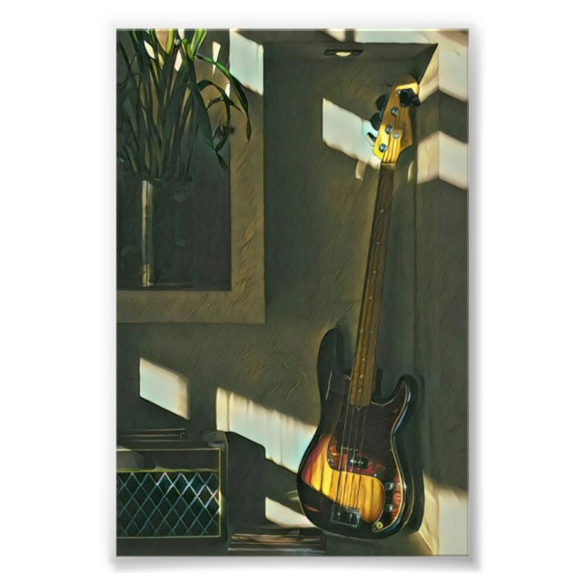 Gåvor till gitarrer fototryck (Framsidan)