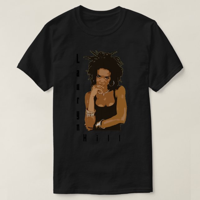Gåvor till kvinnor Tour Music Lauryn Backe T Shirt (Design framsida)