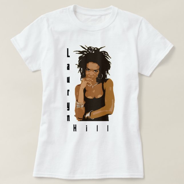 Gåvor till kvinnor Tour Music Lauryn Backe T Shirt (Design framsida)