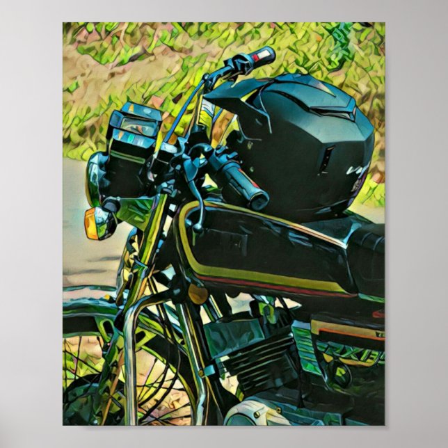 Gåvor till motorcykelförare poster (Framsidan)