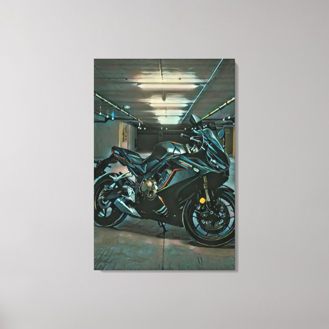 Gåvor till motorcyklister canvastryck (Framsida)
