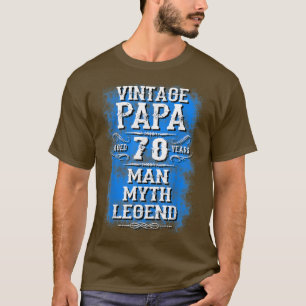 Gåvor till pappa 70 födelsedagsgåvor från son dött t shirt