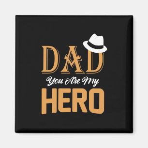 Gåvor till Pappa Pappa Du Är Min Hjälte Magnet