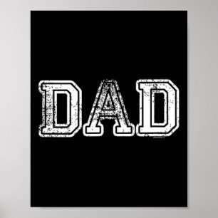 Gåvor till Pappa Vintage Pappa Gift Ideas Fars dag Poster
