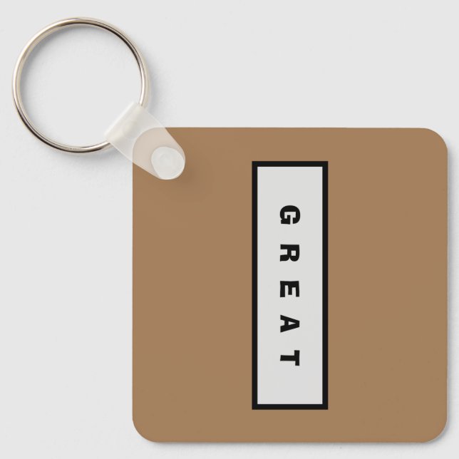 Gåvor: Under 25$ Attractive Authority® UNDERBAR Nyckelring (Framsida)