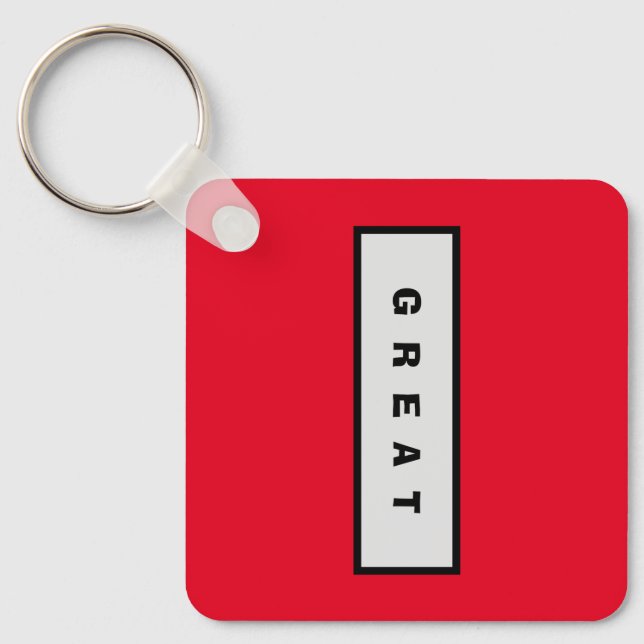 Gåvor: Under 25$ Attractive Authority® UNDERBAR Nyckelring (Framsida)