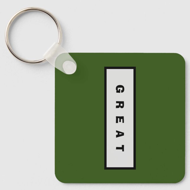 Gåvor: Under 25$ Attractive Authority® UNDERBAR Nyckelring (Framsida)