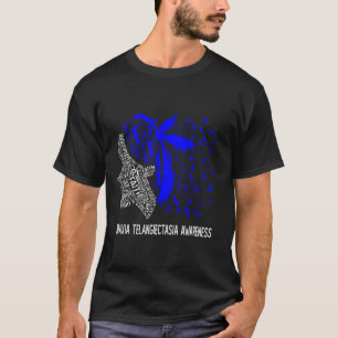 Gåvor vi Bära Blue för Ataxi Telangiectasia Medvet T Shirt
