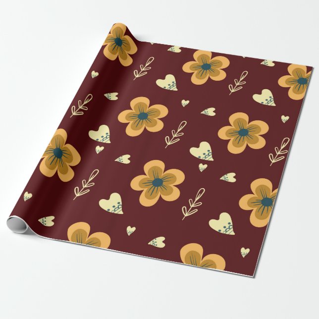 Gåvor Wrap Presentpapper (Utrullad)