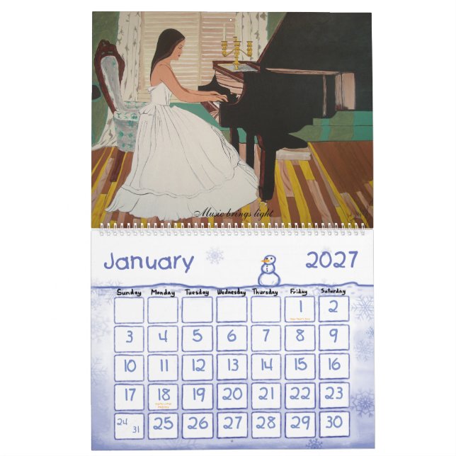 Gawaynes världssamling kalender (Jan 2027)