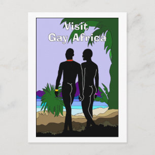 Gay Afrika Travel Vykort