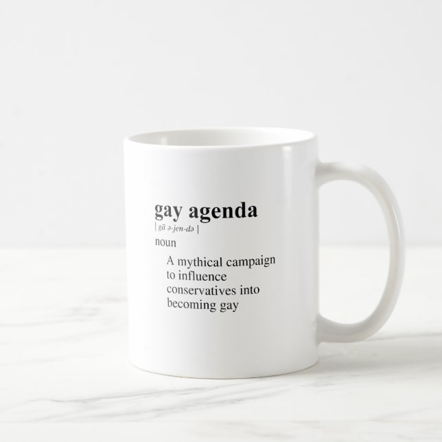 GAY AGENDA KAFFEMUGG (Höger)